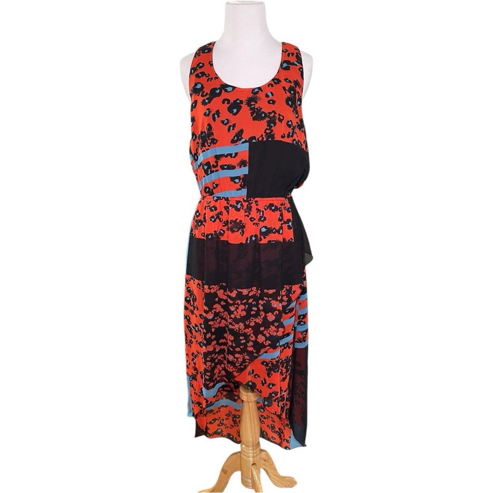 Romeo & Juliet Couture Red and Black High-low Sundress